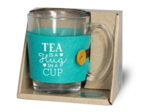 Tijd voor Thee theeglas tea is hug in a cup