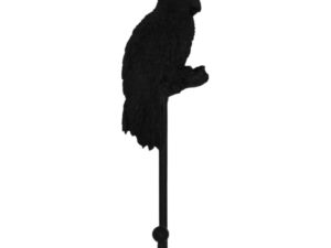 Wandhaak papegaai zwart