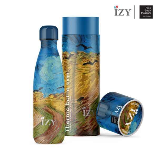 Izy Bottle Van Gogh Korenveld thermosfles