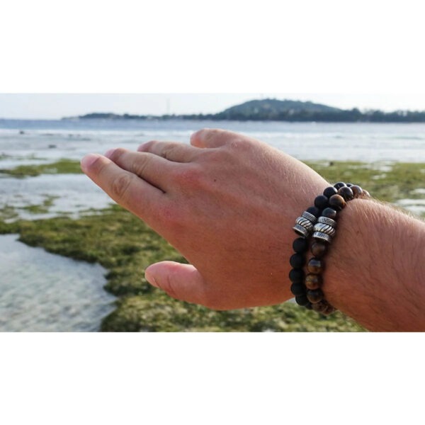 Bali armband (zwarte onyx) sfeerbeeld