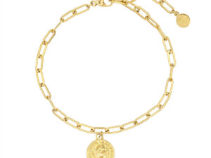 Chain & Coin armband goud