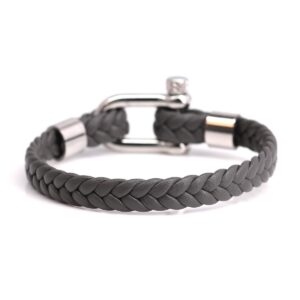 Nautical L7 armband (grijs leer) Nautical L7 armband (grijs leer)