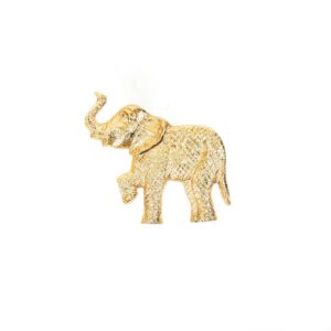 Olifant deurknop goud