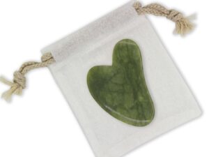Guasha gezichtsmassagesteen (groene jade)