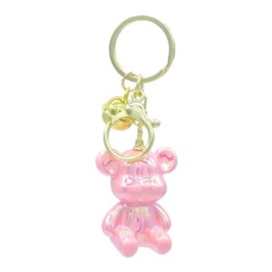 Beertje sleutelhanger (roze)