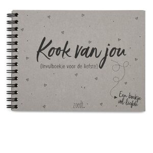 Kook van jou invulboekje voor de liefste