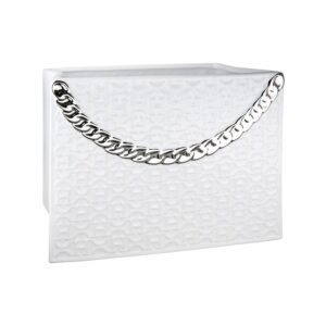 Paris handtasvaas (wit)