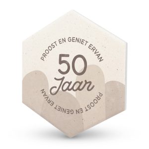 50 jaar keramieken onderzetter