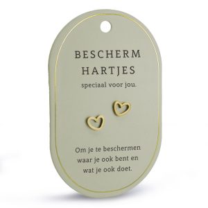 Beschermhartjes hartoorbellen (goud)