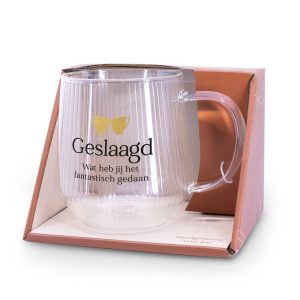 Geslaagd theeglas