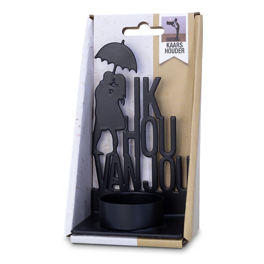 Ik hou van jou waxinelichthouder 1 Ik hou van jou waxinelichthouder