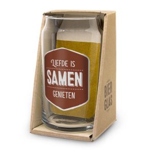 Liefde is bierglas