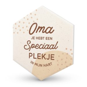 Oma keramieken onderzetter