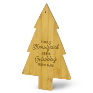 Vrolijk kerstfeest kerstborrelplankje