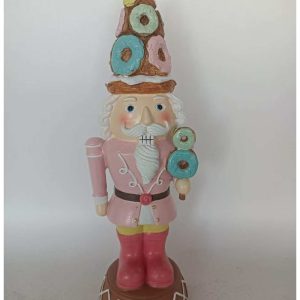 Notenkraker met donuts (roze)