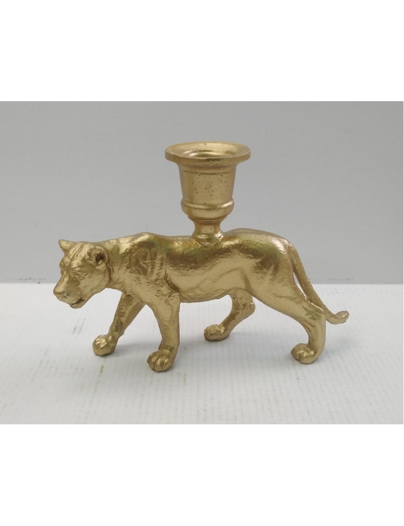 Panter kandelaar (goud) 1 Panter kandelaar (goud)