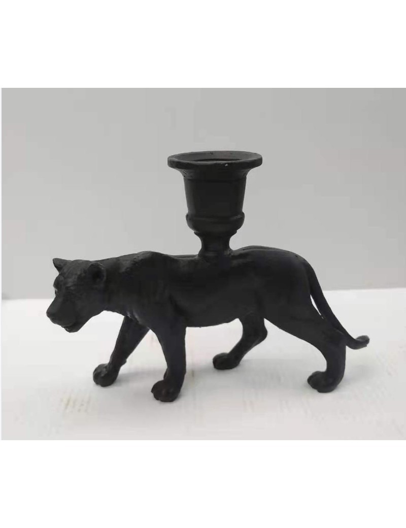 Panter kandelaar (zwart) 1 Panter kandelaar (zwart)