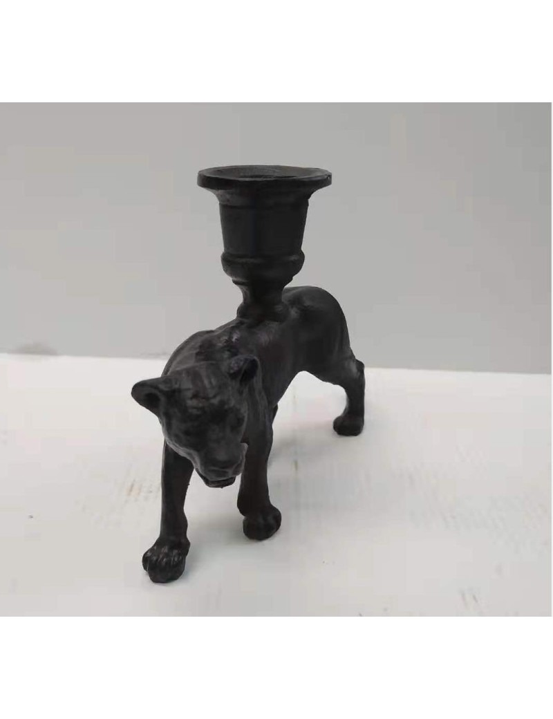 Tijger kandelaar (zwart) 1 Tijger kandelaar (zwart)