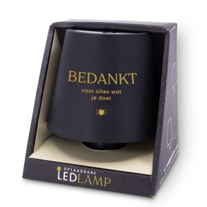 Bedankt Oplaadbare LED lamp