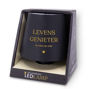 Levensgenieter Oplaadbare LED lamp