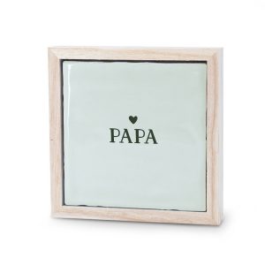 Papa decoratietegeltje