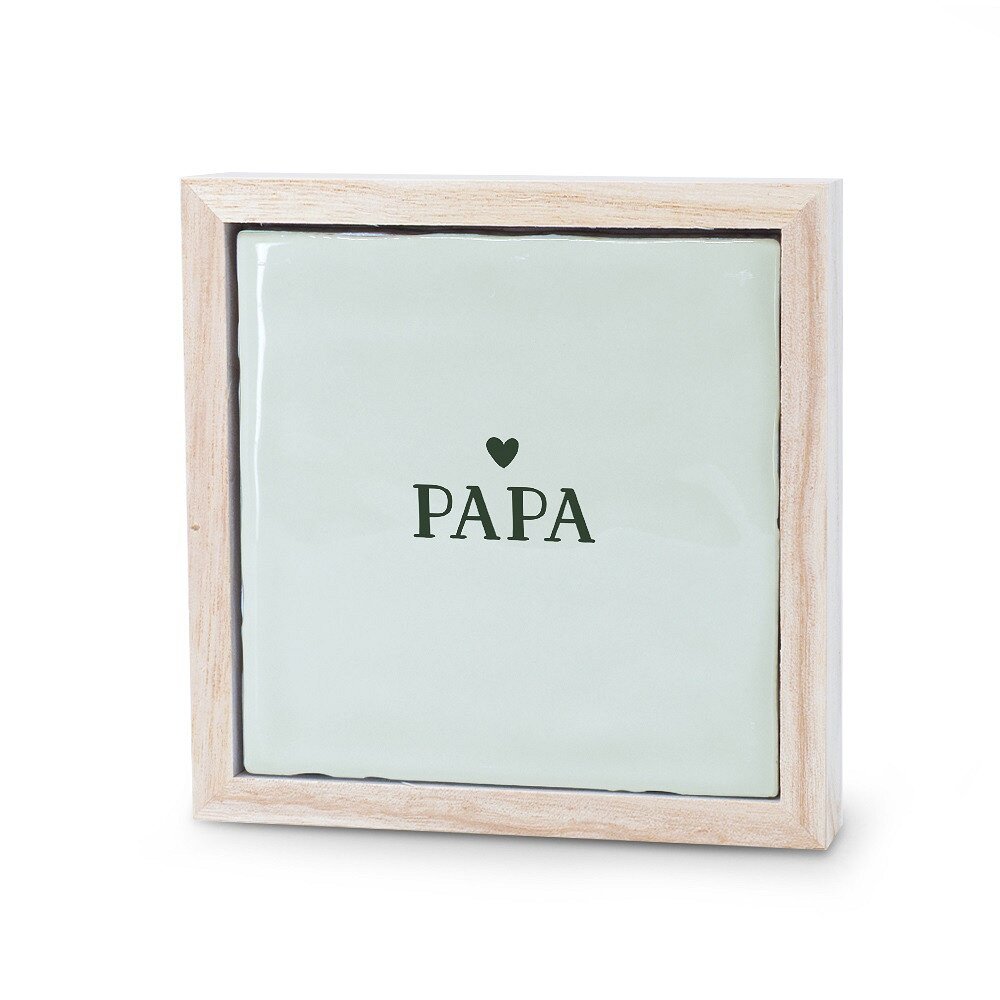 Papa decoratietegeltje 1 Papa decoratietegeltje