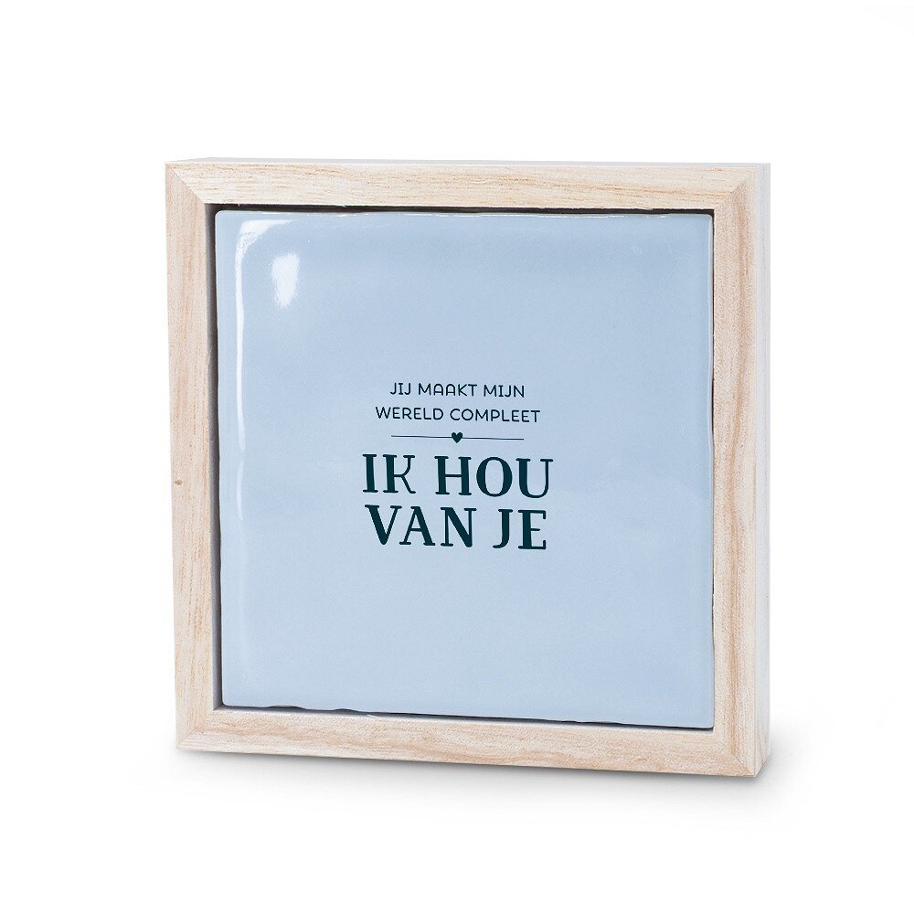 Ik hou van je decoratietegeltje 1 Ik hou van je decoratietegeltje