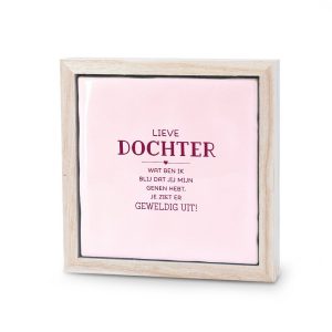 Lieve dochter decoratietegeltje