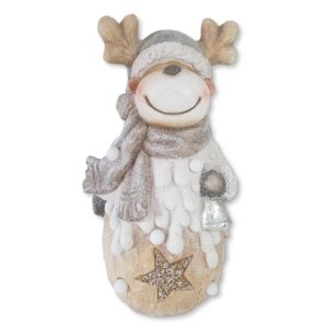 Rendier met bel kerstbeeld