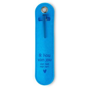Ik hou van jou pen met etui