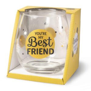 Best friends wijnglas of waterglas