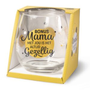 Bonusmama wijnglas of waterglas
