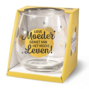 Moeder wijnglas of waterglas