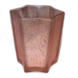 Waxinelichthouder ster roze