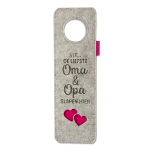 vilten deurhanger oma & opa
