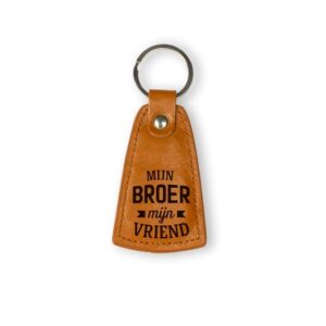 Home 17 Leren sleutelhanger broer