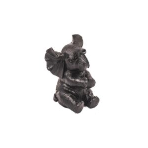 Olifant beeldje (zwart)