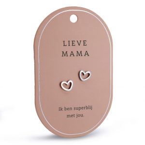 Mama hartoorbellen (zilver)