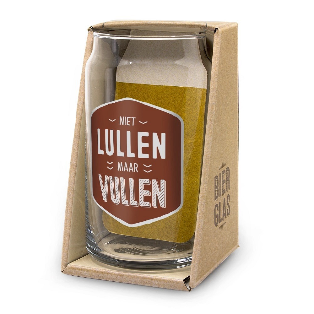 Niet lullen bierglas 1 Niet lullen bierglas