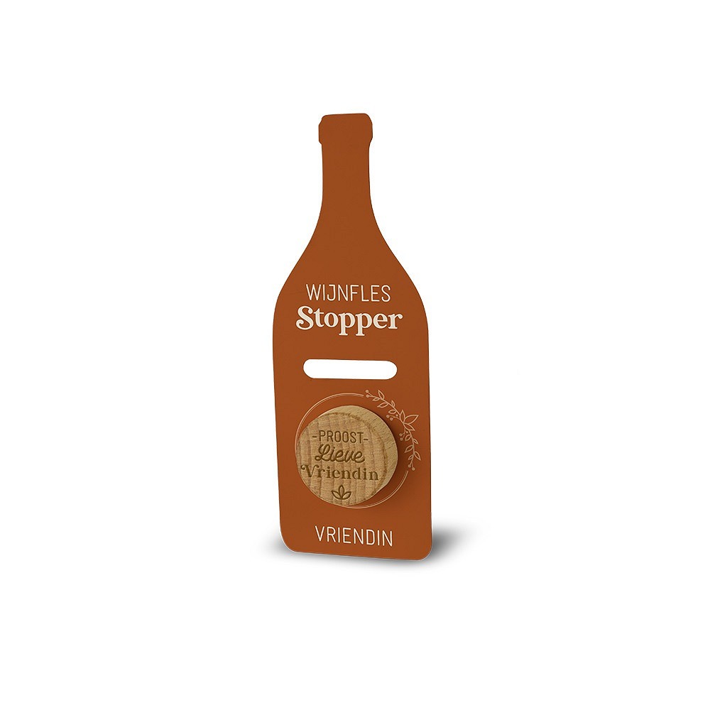 Vriendin wijnflesstopper 1 Vriendin wijnflesstopper