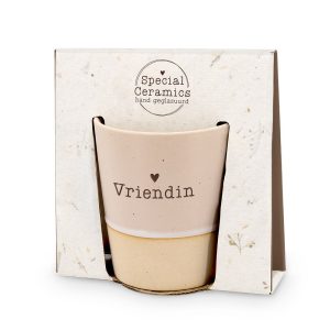 Vriendin keramische beker Vriendin keramische beker