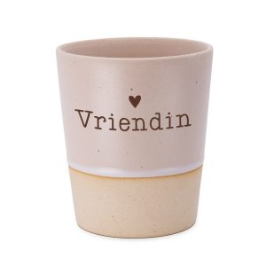 Vriendin keramische beker