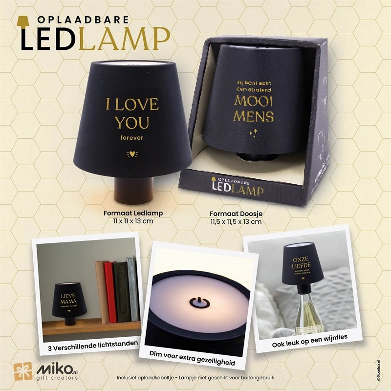 Mama Oplaadbare LED lamp 3 Oplaadbare LED lamp (info)
